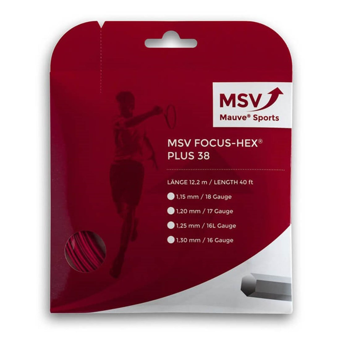MSVMSV Focus HEX Plus 38 1.25 12M Tekli Kordaj (Kırmızı)