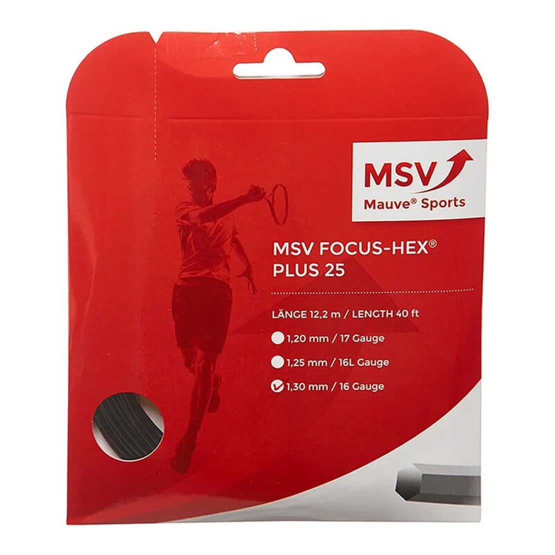MSVMSV Focus HEX Plus 25 1.30 12M Tekli Kordaj (Siyah)