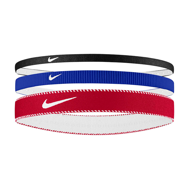 NikeNike Red Mixed Flex Classic 3'lü Saç Bandı