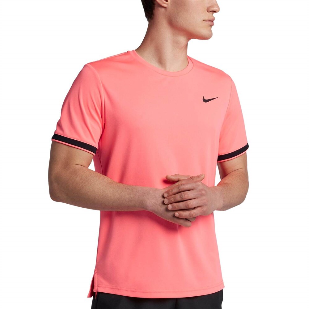 Nike Dry Team Pembe | Erkek Tenis Tişörtü | Merit Spor