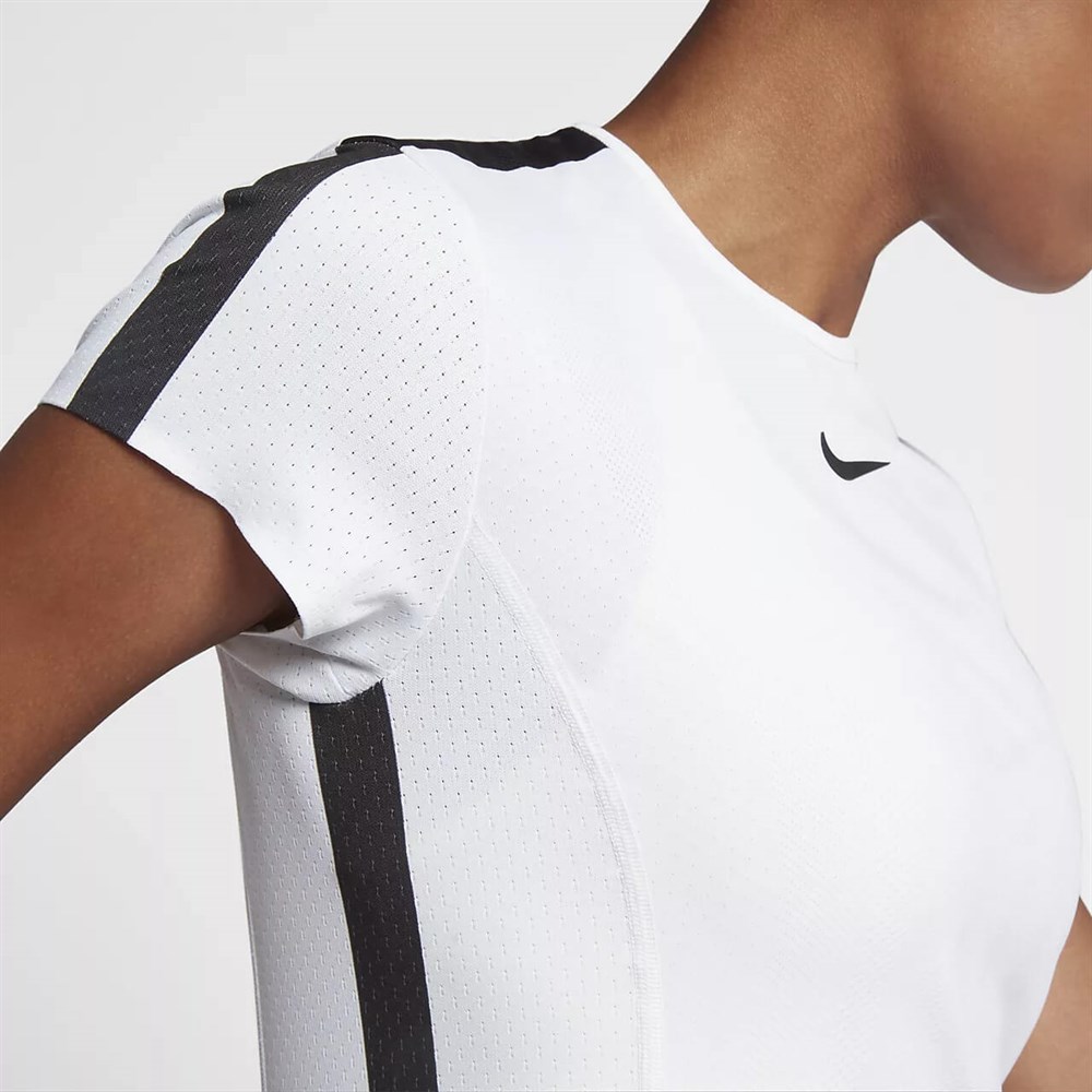 Nike Zonal Cooling Beyaz | Kadın Tenis Tişörtü | Merit Spor