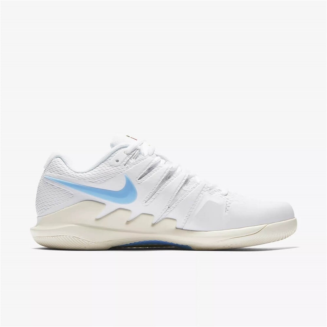 Nike Air Zoom Vapor X Beyaz/Buz Mavisi | Erkek Tenis Ayakkabısı | Merit Spor