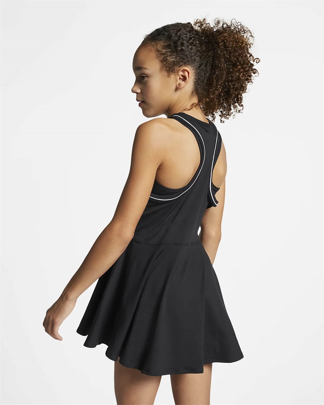 Nike Dri-Fit Kız Çocuk Tenis Elbisesi | Siyah | Merit Spor