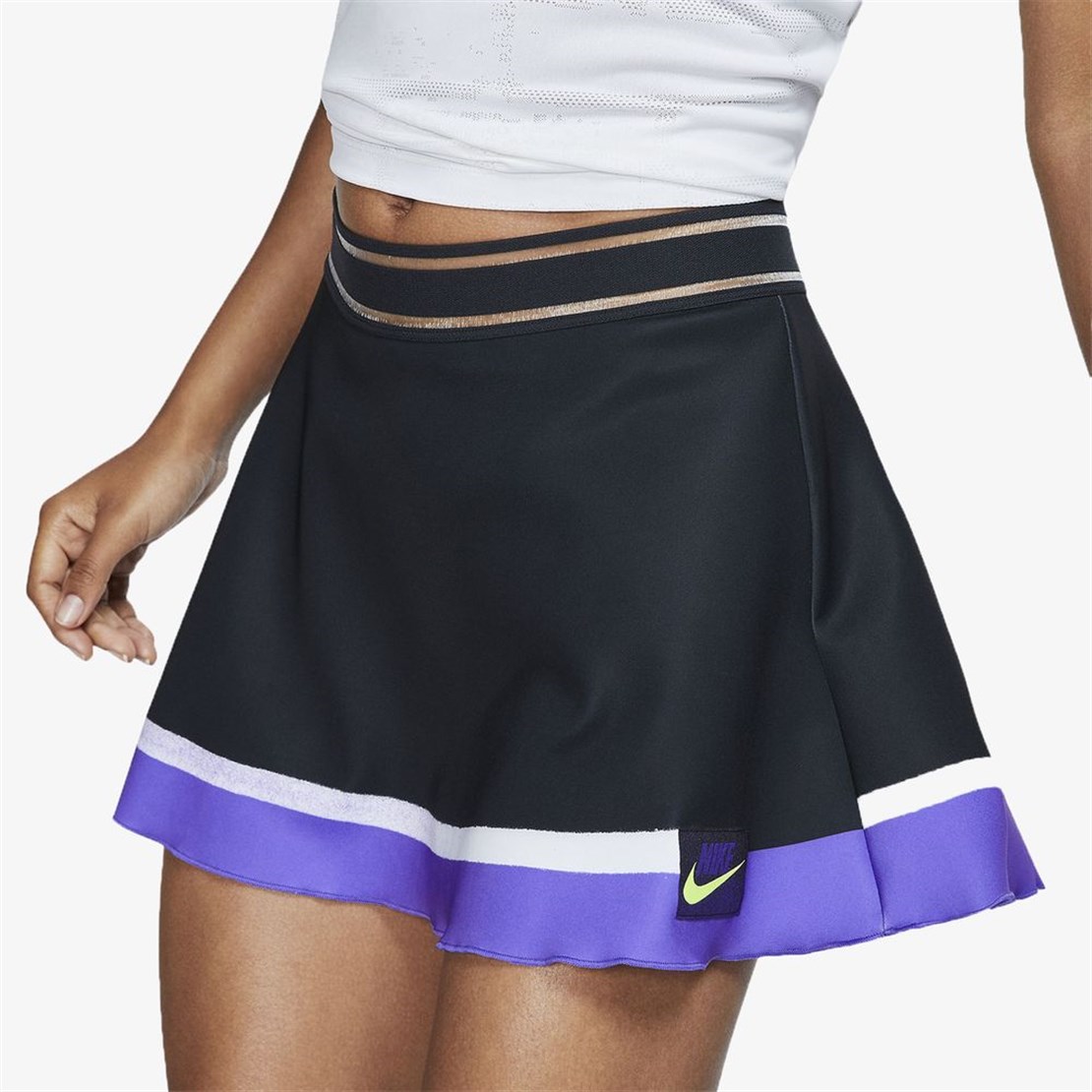 Nike Slam Kadın Tenis Eteği | Siyah | Meritspor