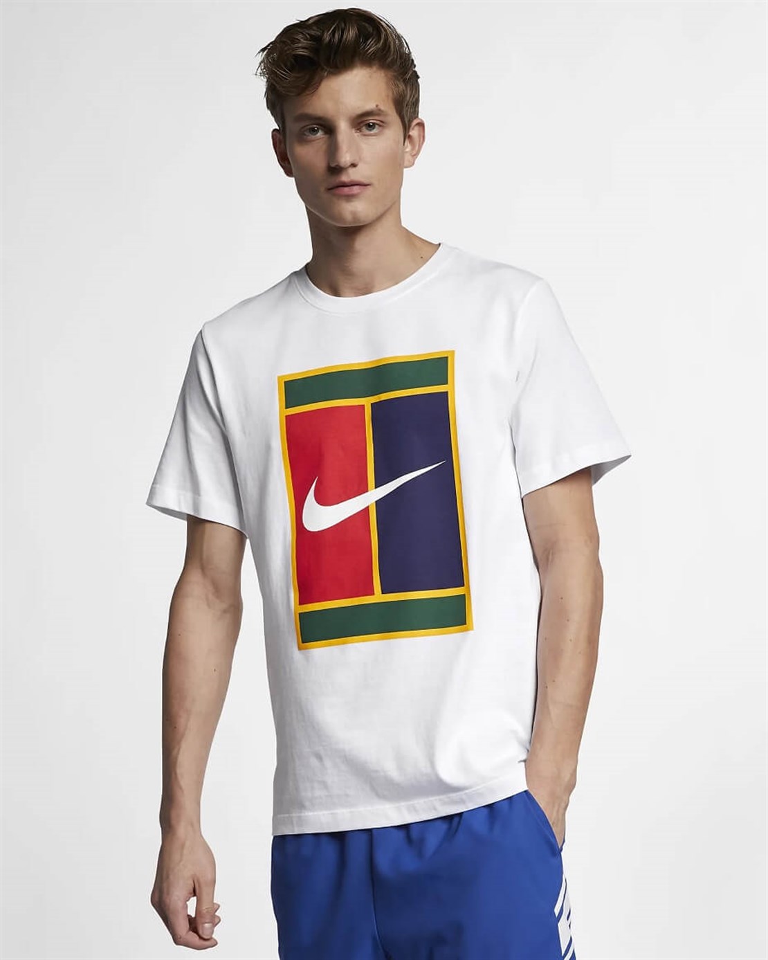 Nike Heritage Logo Erkek Tenis Tişörtü