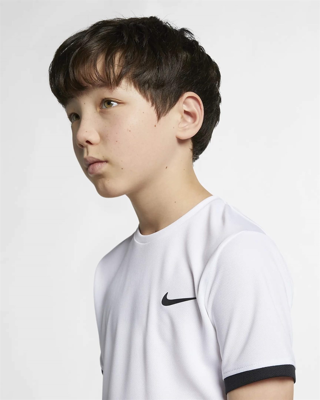 Nike Dry Erkek Çocuk Tenis Tişörtü | Beyaz | Merit Spor
