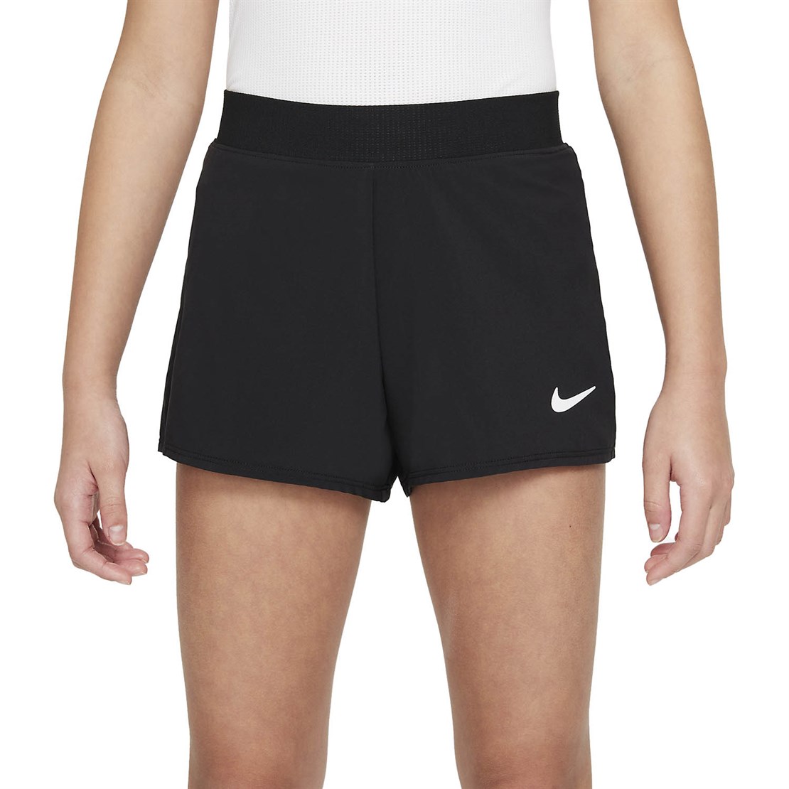 Nike Court Dri-Fit Victory 3In Kız Çocuk Tenis Şortu | Siyah | Merit Spor
