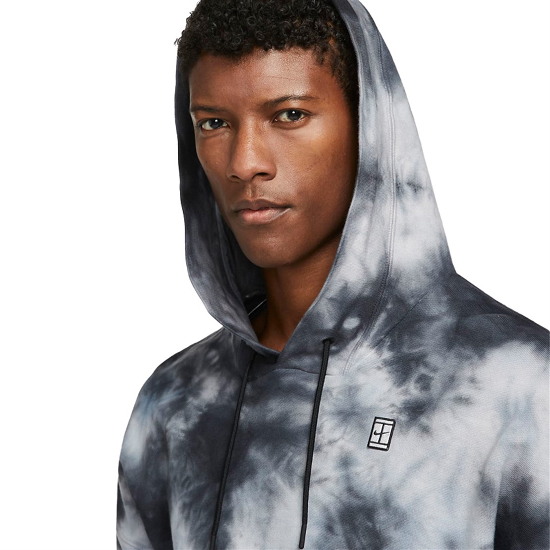 Nike Court Heritage Erkek Hoodie Siyah Batik Merit Spor