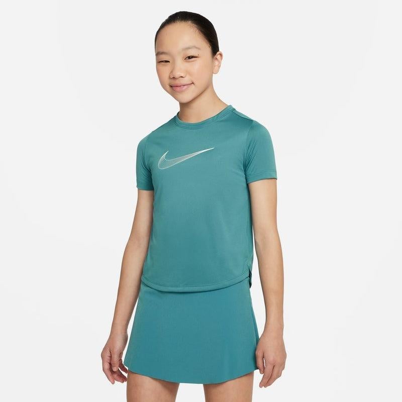 NikeNike Dri-FIT One Kısa Kollu Kız Çocuk Antrenman Tişörtü