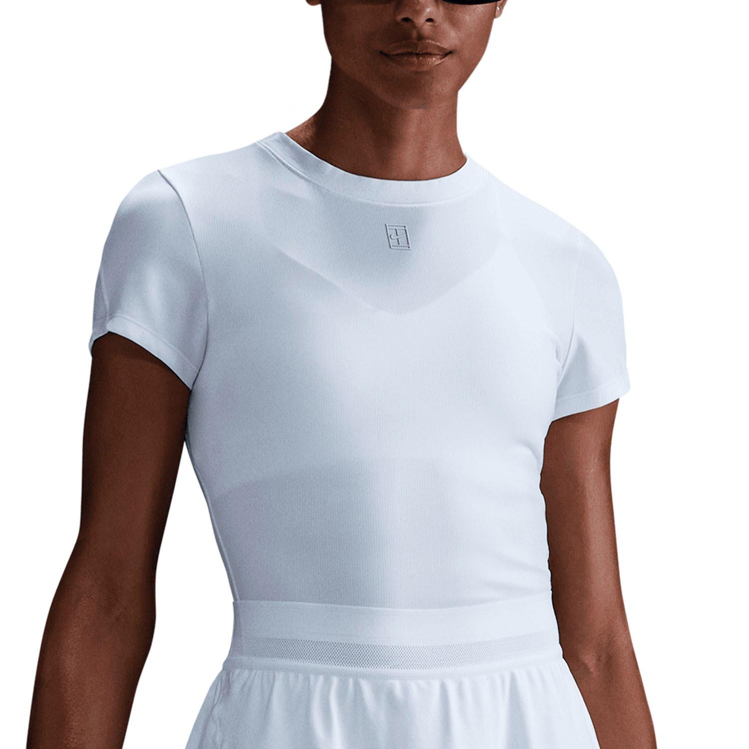 NikeNikeCourt Advantage Dri-FIT Kısa Kollu Kadın Tenis Üstü