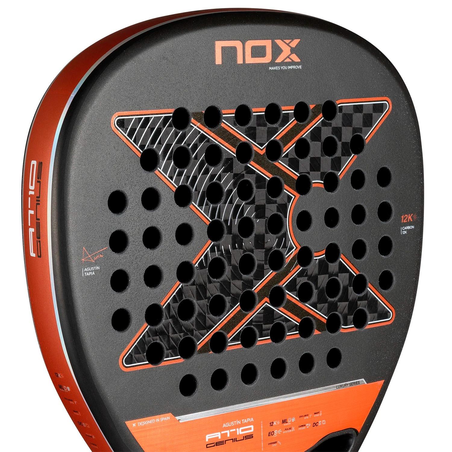 NOX AT10 Genius Attack 12K 2025 Padel Raketi | Agustín Tapia