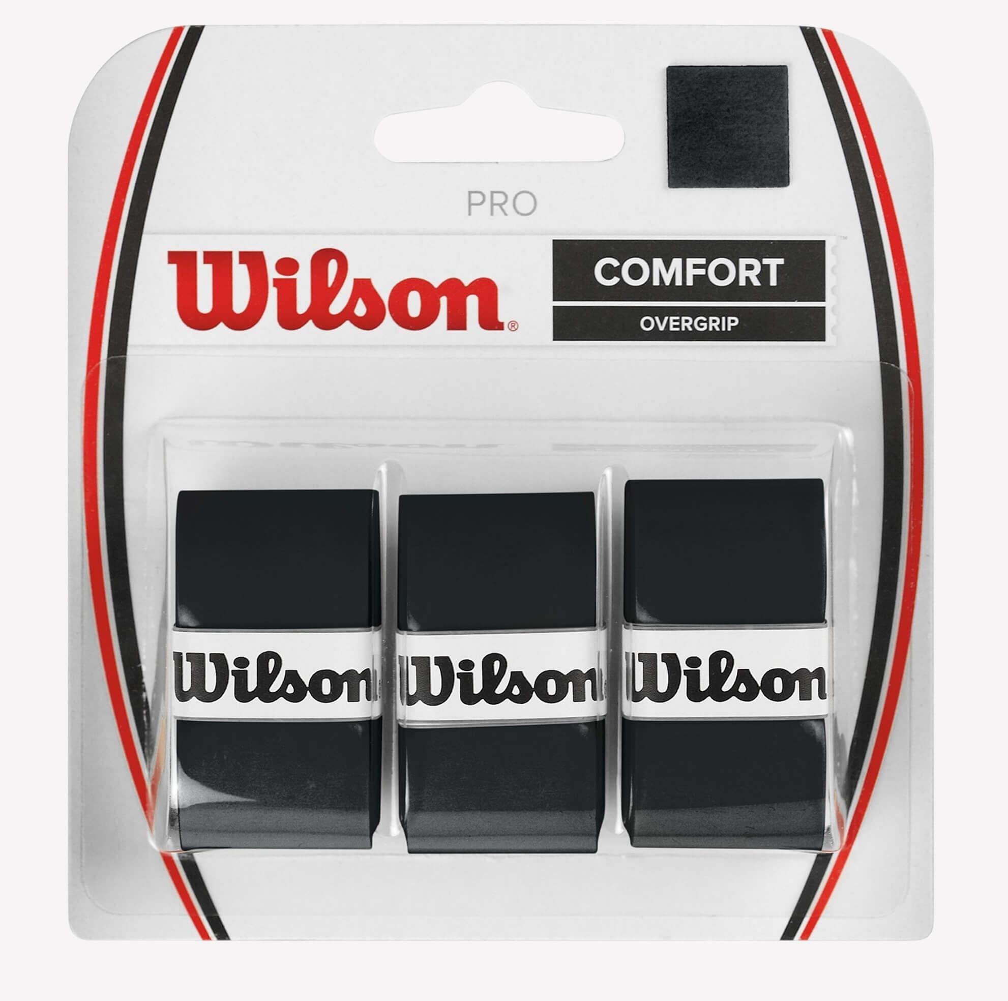 WilsonWilson Pro Overgrip Comfort 3'lü Siyah