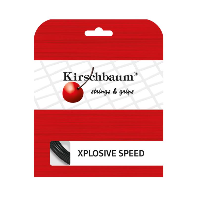 KirschbaumKirschbaum Xplosive Speed 1.23mm Tekli Kordaj Set (12 m) - Siyah