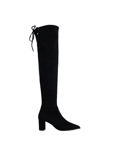 HAKİKİ DERİ SIYAH Çizme Topuklu 841 16