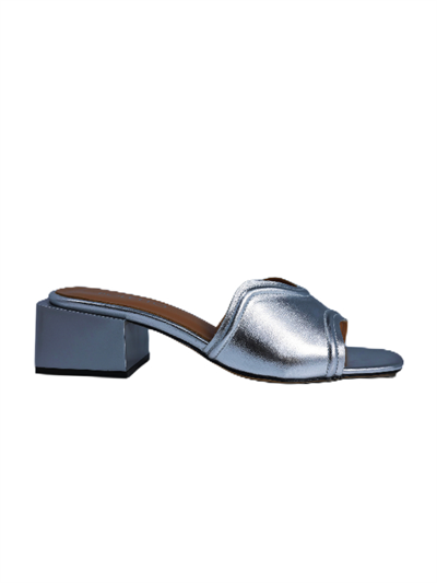 PAOLA FABIANI AYAKKABI HAKİKİ DERİ GUMUS Terlık Topuklu 04 544 03