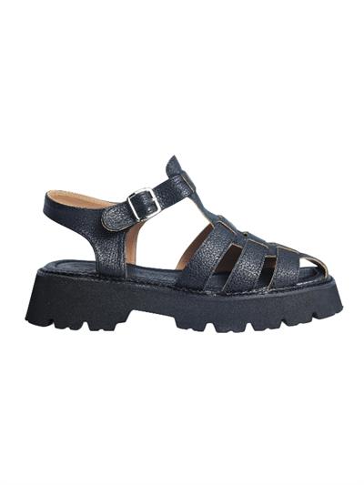 PAOLA FABIANI AYAKKABI HAKİKİ DERİ SIYAH Sandalet Düz Terlik 04 5202