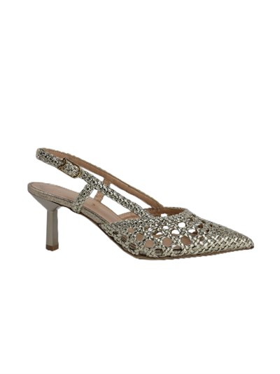 POLETTO  HAKİKİ DERİ ALTIN Ayakkabı Stiletto 9841 167