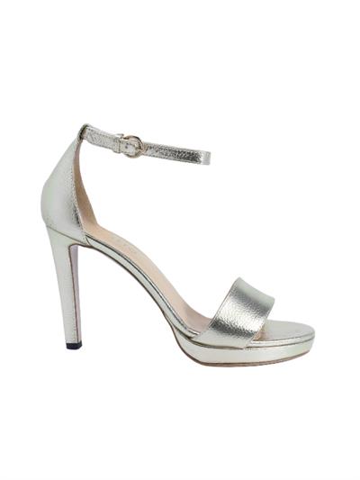 POLETTO  HAKİKİ DERİ ALTIN Sandalet Topuklu 319 213