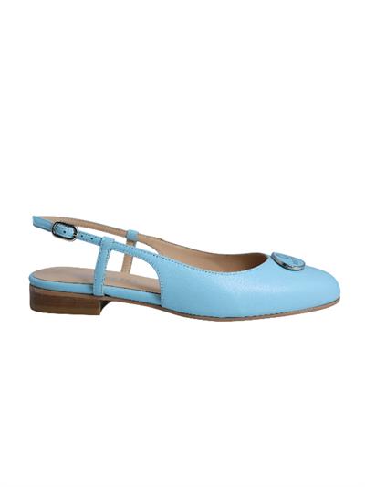 POLETTO  HAKİKİ DERİ BEBE MAVI Babet Terlik 69 12 V2