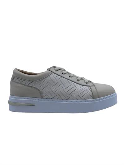 POLETTO  HAKİKİ DERİ BEJ-BEYAZ Sneaker Düz 07 1323 01