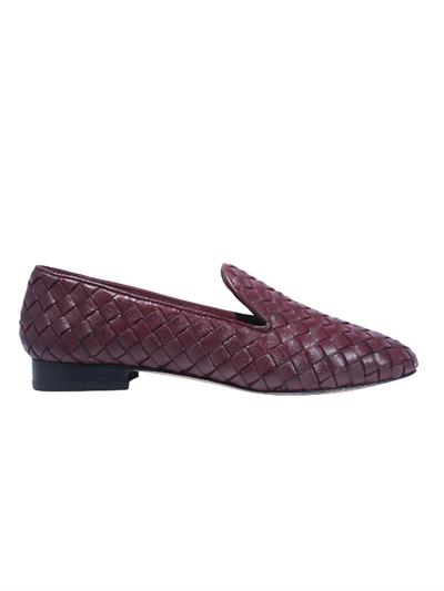 POLETTO  HAKİKİ DERİ BORDO Babet Kapalı 279 21 V1