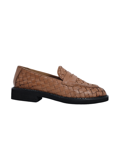 POLETTO  HAKİKİ DERİ CAMEL Loafer Düz 780 29