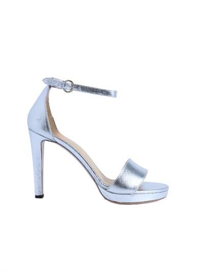 POLETTO  HAKİKİ DERİ GUMUS Sandalet Topuklu 319 213