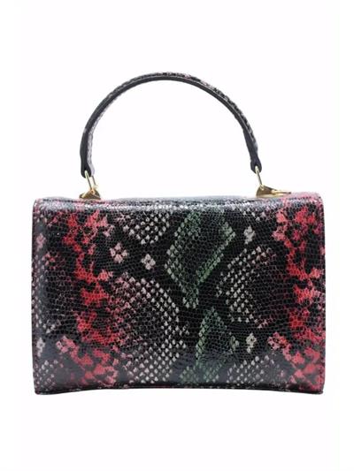 POLETTO  HAKİKİ DERİ KIRMIZI YESIL Çanta EL Tutmalı CNT 757 V5