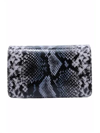 POLETTO  HAKİKİ DERİ MAVI SIYAH Çanta Omuz askılı CNT 755