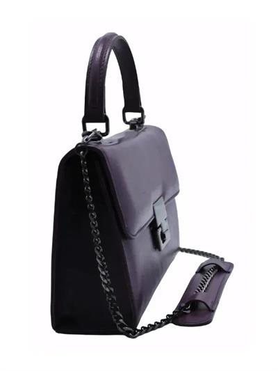 POLETTO  HAKİKİ DERİ MOR Çanta EL Tutmalı CNT 757 V5