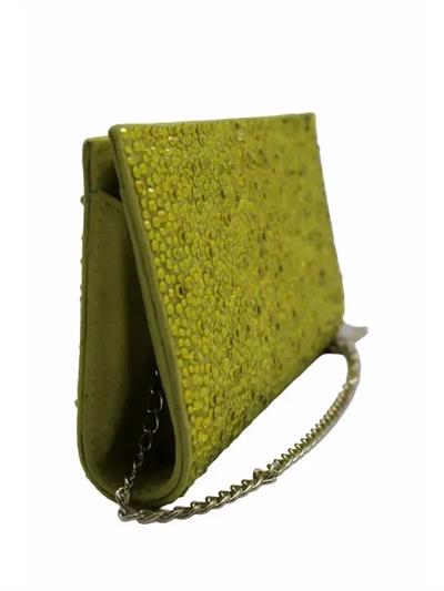 POLETTO  HAKİKİ DERİ SARI Çanta Gece/Abiye CNT 671