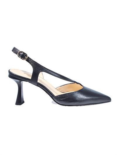 POLETTO  HAKİKİ DERİ SIYAH Ayakkabı Stiletto 9839 39