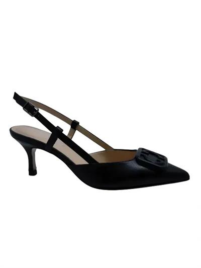 POLETTO  HAKİKİ DERİ SIYAH Ayakkabı Stiletto 9841 10 V1