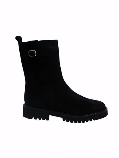 POLETTO  HAKİKİ DERİ SIYAH Bot Düz  5780 92 V3 S