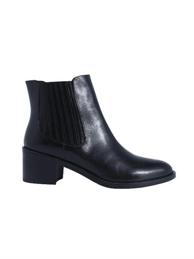 POLETTO  HAKİKİ DERİ SIYAH Bot Topuklu 3176 08 V3BFL S