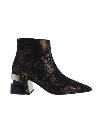 POLETTO  HAKİKİ DERİ SIYAH Bot Topuklu 8972 17 V3