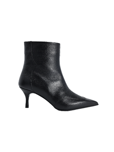 POLETTO  HAKİKİ DERİ SIYAH Bot Topuklu 841 04 V1