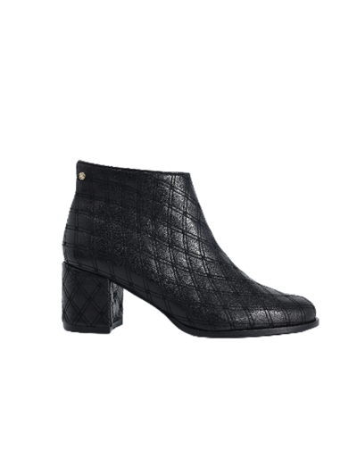 POLETTO  HAKİKİ DERİ SIYAH Bot Topuklu 9209 22