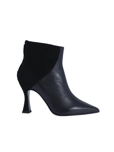 POLETTO  HAKİKİ DERİ SIYAH Bot Topuklu 992 47