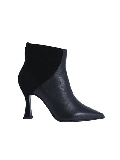 POLETTO  HAKİKİ DERİ SIYAH Bot Topuklu 992 47