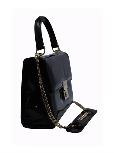 POLETTO  HAKİKİ DERİ SIYAH Çanta EL Tutmalı CNT 757 V5