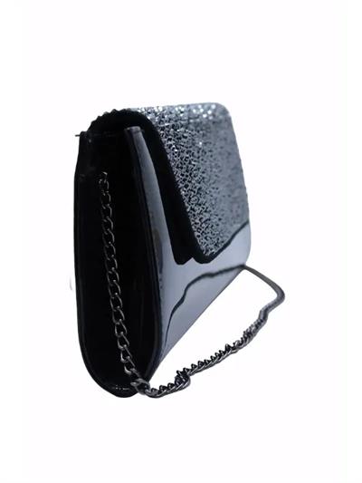 POLETTO  HAKİKİ DERİ SIYAH Çanta Gece/Abiye CNT 639 V2