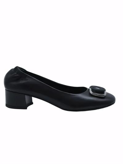 POLETTO  HAKİKİ DERİ SIYAH-GUMUS Ayakkabı Günlük 916 113