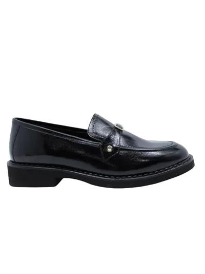 POLETTO  HAKİKİ DERİ SIYAH Loafer Düz 780 18