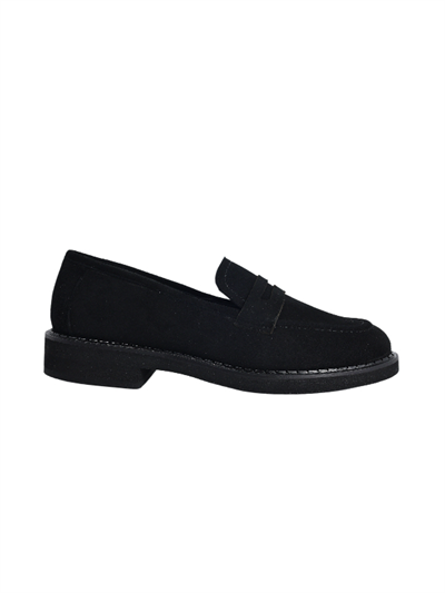 POLETTO  HAKİKİ DERİ SIYAH Loafer Düz 780 18 V2