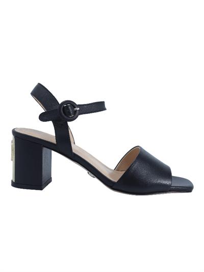 POLETTO  HAKİKİ DERİ SIYAH Sandalet Topuklu 4183 27 V3