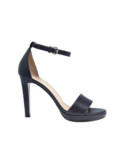 POLETTO  HAKİKİ DERİ SIYAH Sandalet Topuklu 319 213