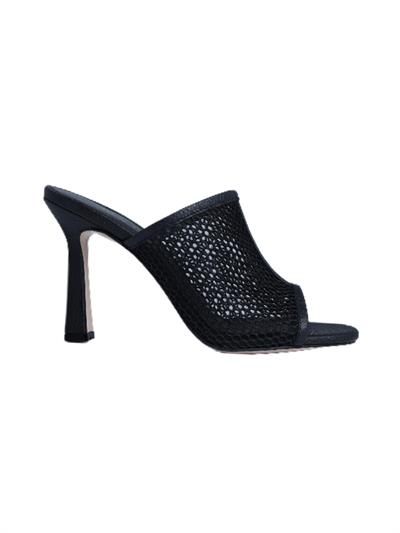 POLETTO  HAKİKİ DERİ /TEKSTİL SIYAH Terlık Topuklu 6564 230 KMS