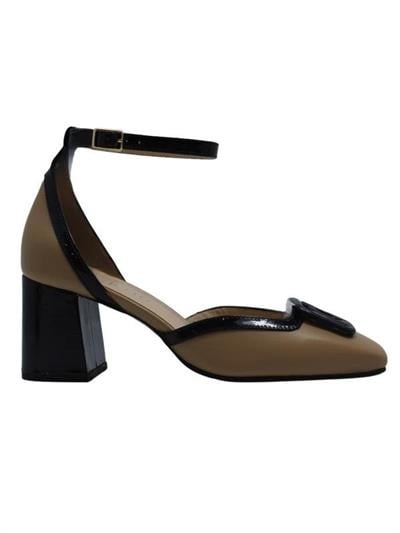 POLETTO  HAKİKİ DERİ TOPRAK-SIYAH Ayakkabı Günlük 230 16