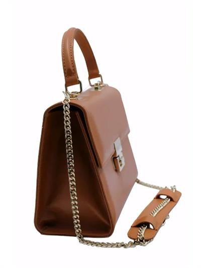 POLETTO  HAKİKİ DERİ TURUNCU Çanta EL Tutmalı CNT 776 V3